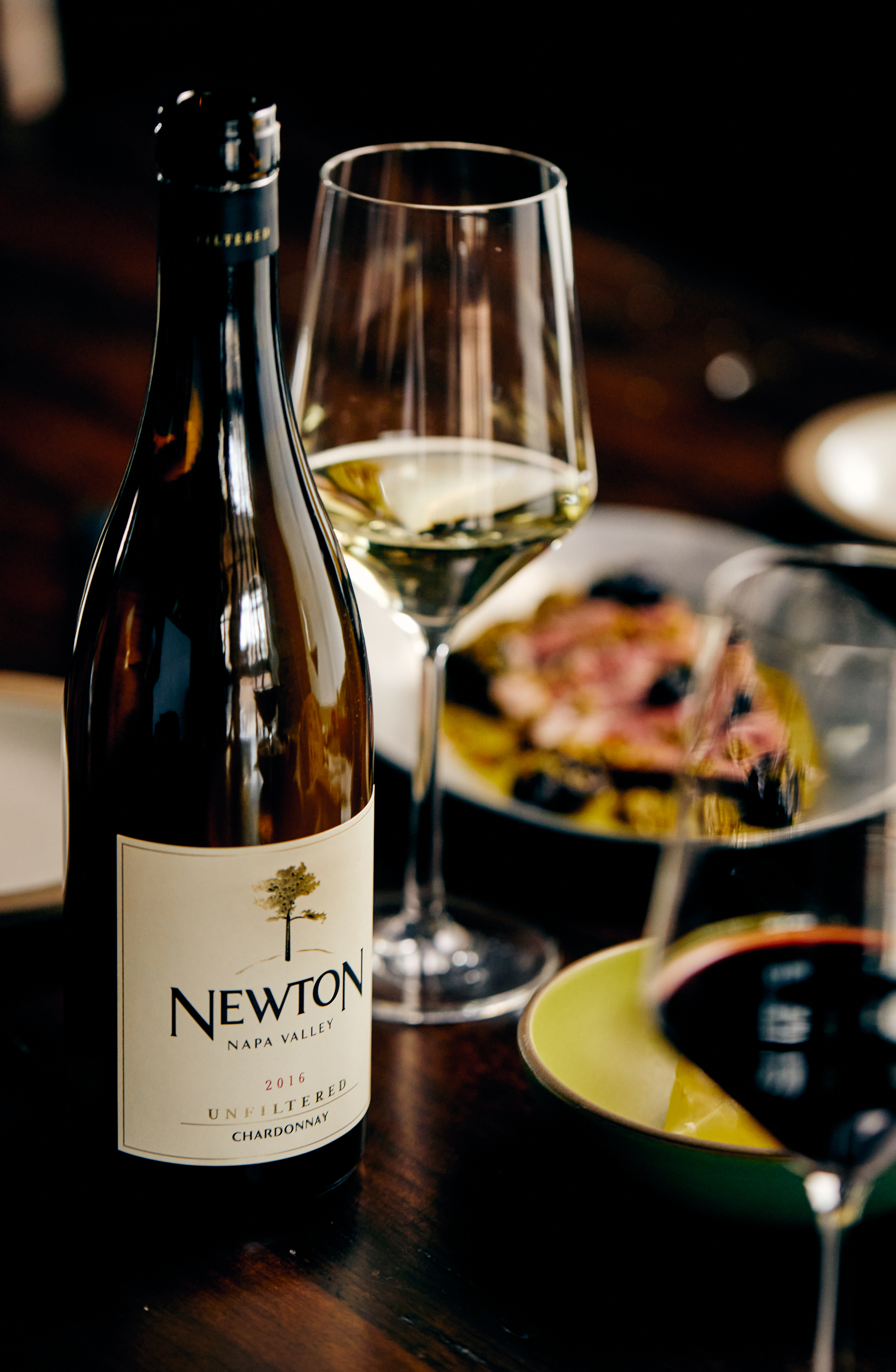 Unfiltered Chardonnay葡萄酒酒瓶