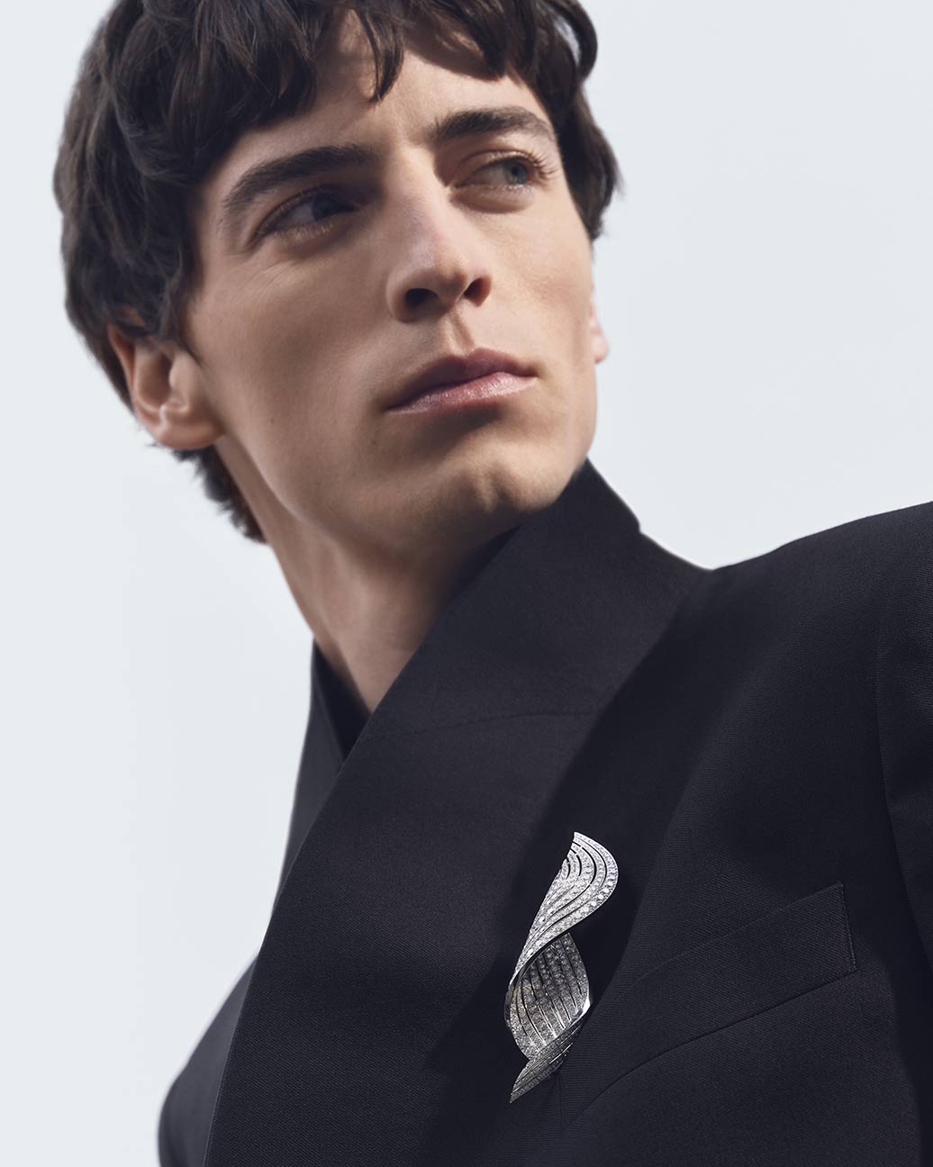 Le Jardin de CHAUMET游园漫步高定珠宝套系 海芋展叶主题胸针