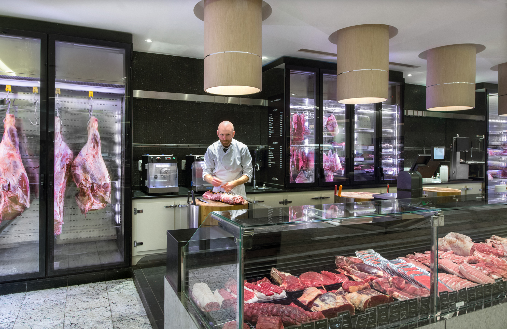 La Grande Épicerie de Paris：肉食柜台。© Gabriel de la Chapelle