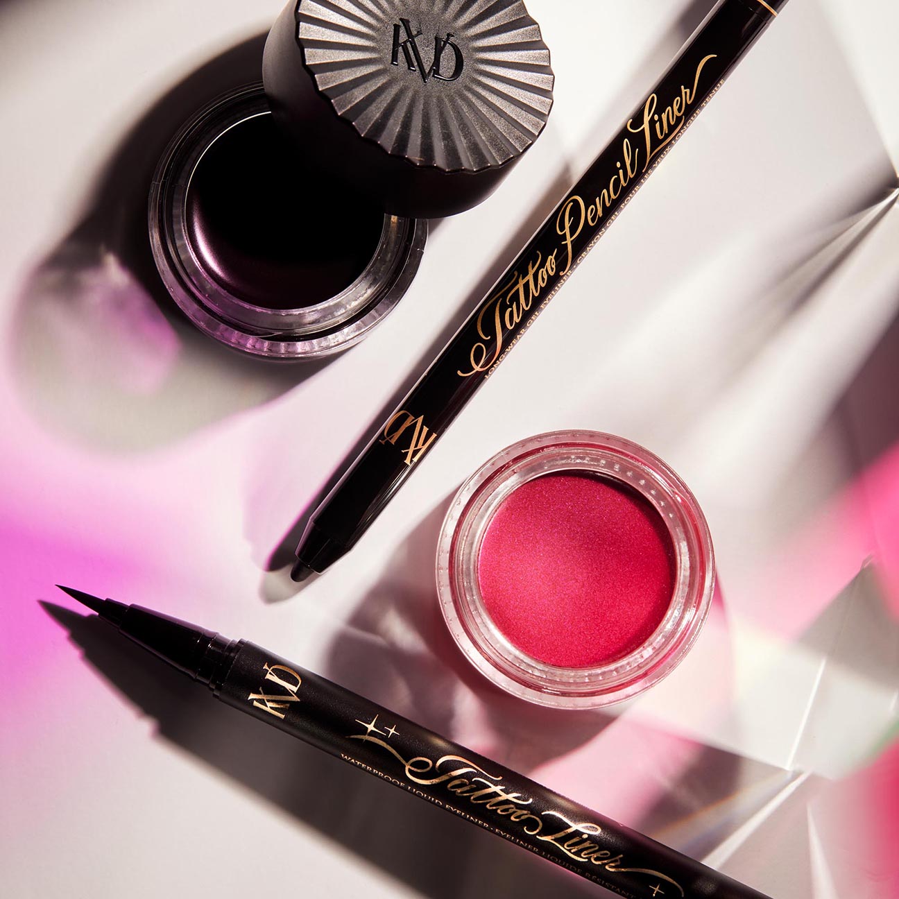 Tattoo Liner, Tattoo Pencil Liner and Super Pomade © KVD Beauty