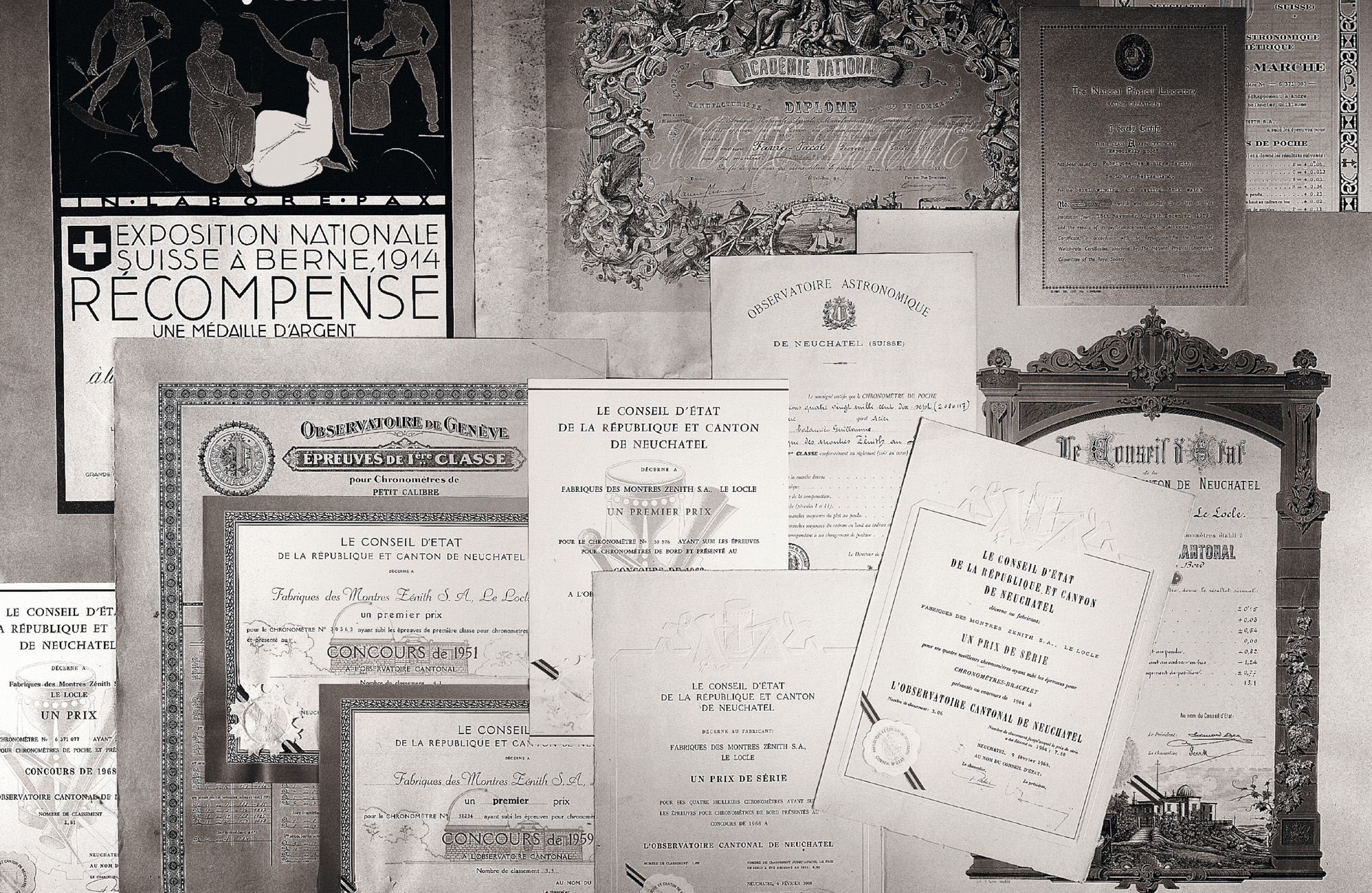 1903年以来荣获超过2333项精准计时奖项。一项令人惊叹的纪录!