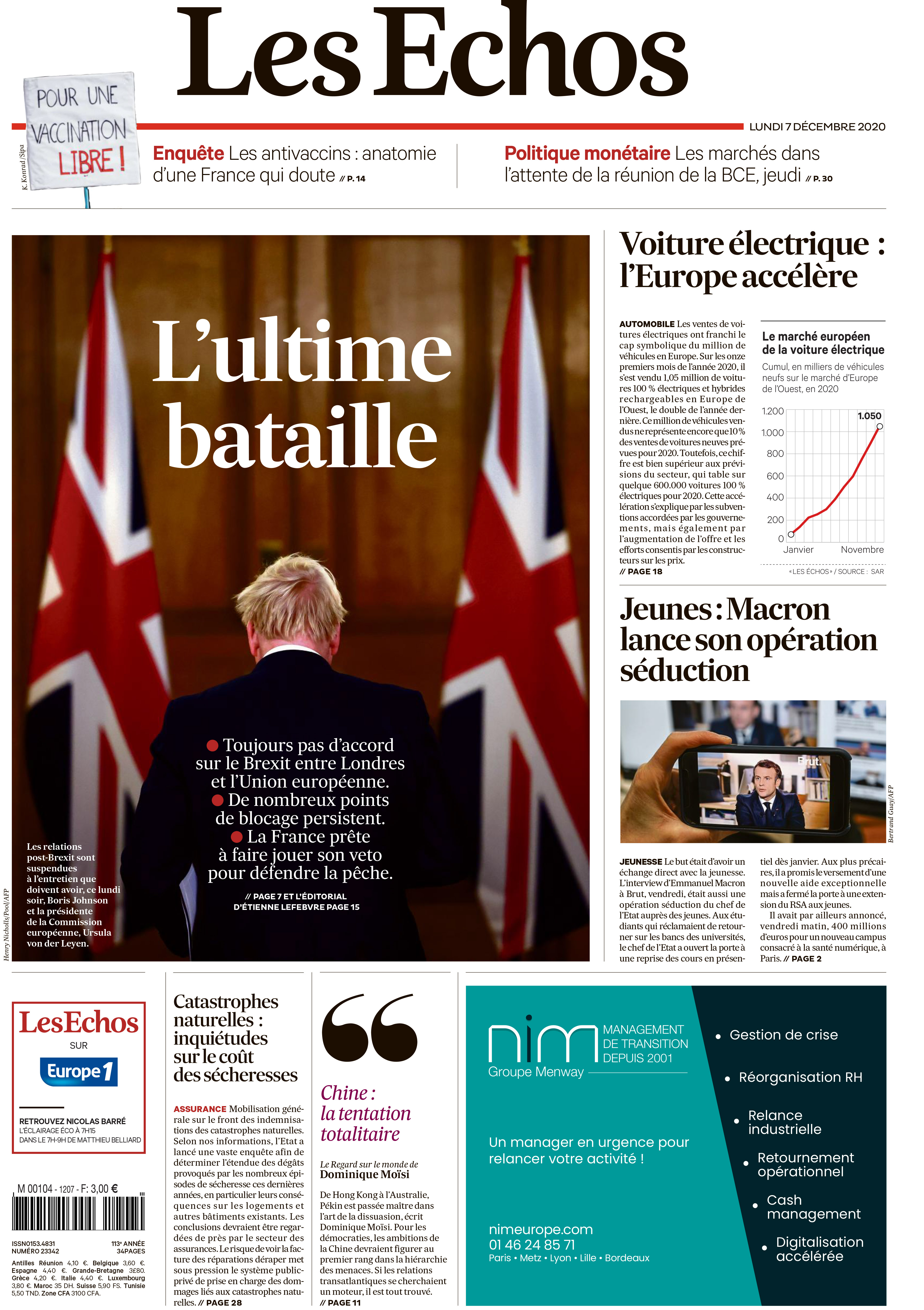 La Une - Les Echos