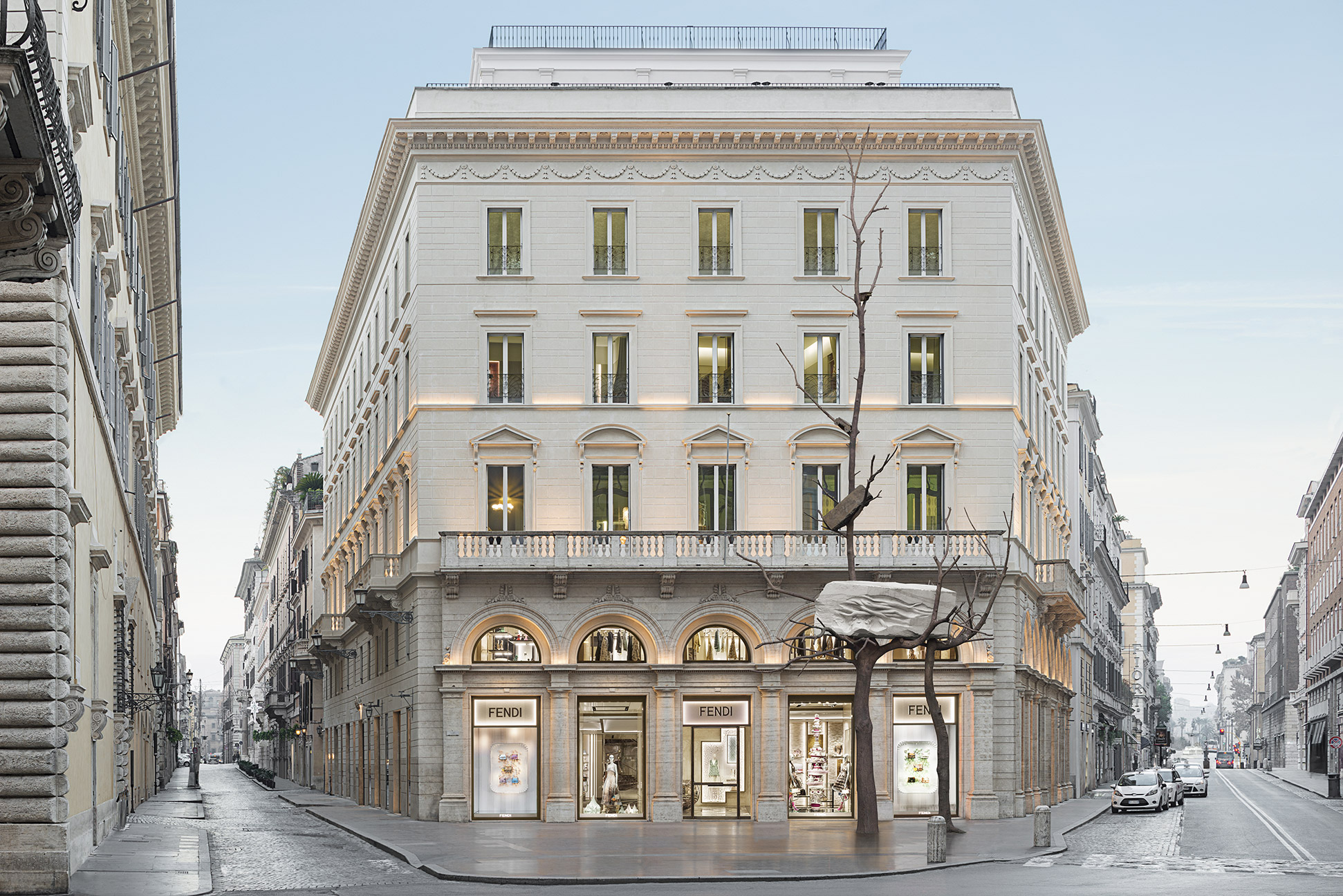 Palazzo Fendi,Fendi罗马旗舰店 © Courtesy of Fendi