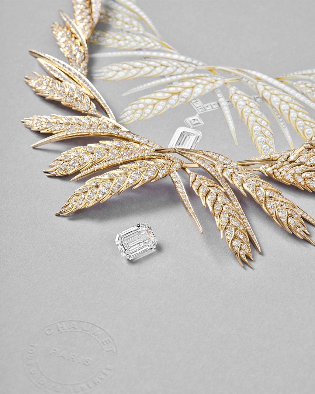 Le Jardin de Chaumet游园漫步系列 Blé项链