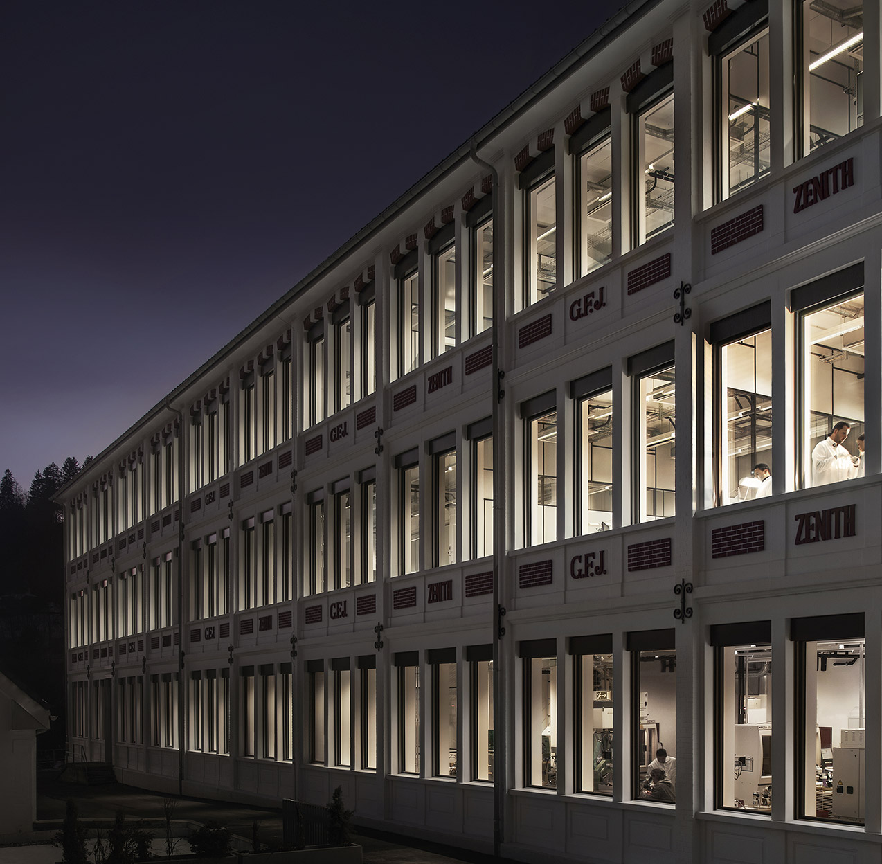 Zenith表厂 - Georges Favre-Jacot建筑 © Zenith